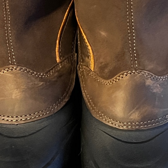 Eddie Bauer Men’s Pull on Timber Snowfoil Boots 9M - Picture 10 of 12